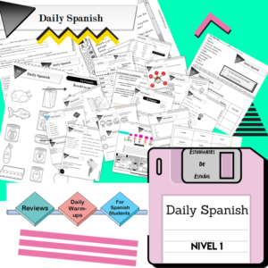Daily Spanish Activities - Level 1