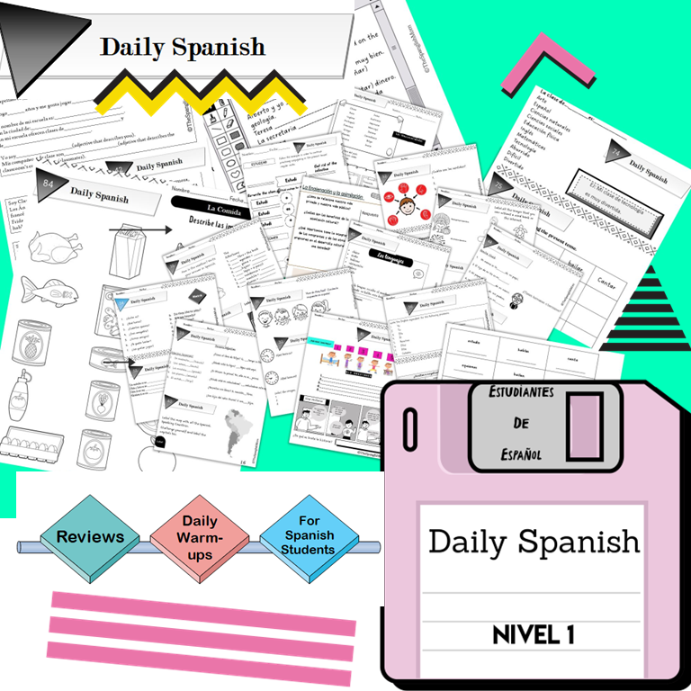 Daily Spanish Activities - Level 1