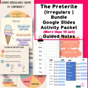 Preterite Irregulars Lesson