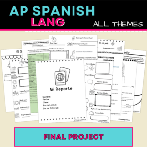 AP Spanish Unit Project