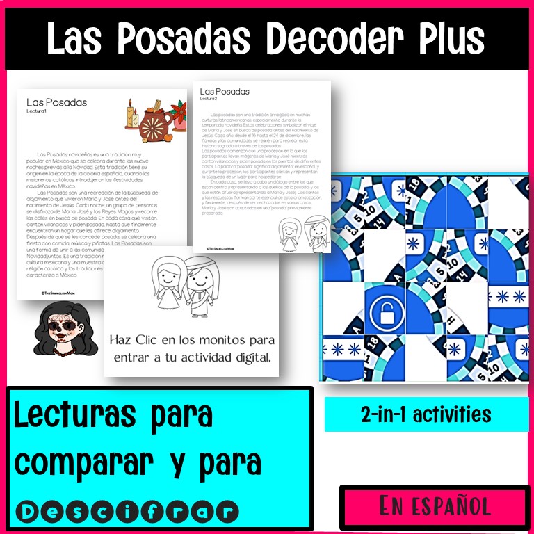 Las Posadas Digital Reading and Comparing Readings Activity