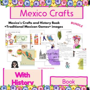 Mexico's Crafts and History Book +Traditional Mexican Games+ images BUNDLE