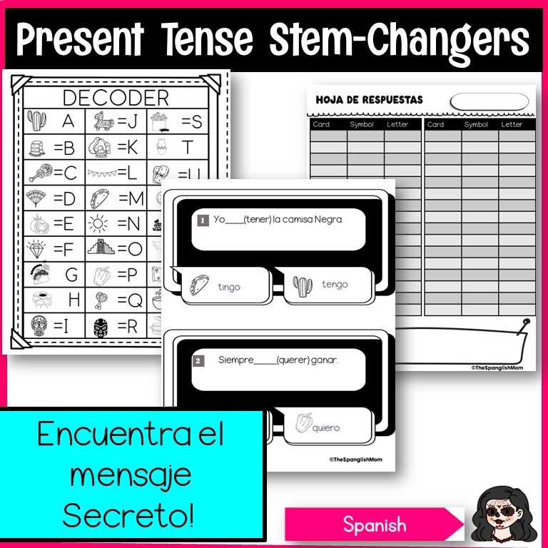 Present Tense Stem Changers Game