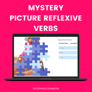 Mystery Picture Reflexive Verbs