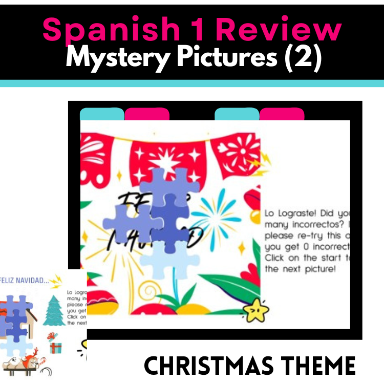 Navidad Survival Spanish Mystery Pictures