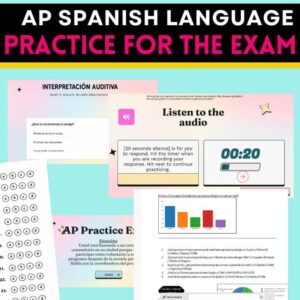 AP Spanish language Exam Practice and Mockups