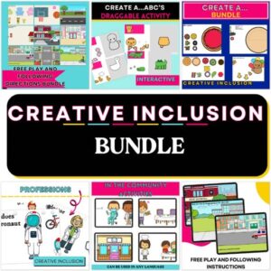 Creative Inclusion Bundle Games for Special Needs and Speech