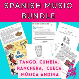 Música del Mundo Hispano Bundle – Lecturas Culturales y Comprensión de Lectura